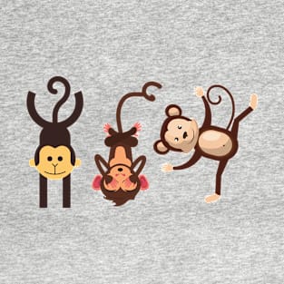 Yoga monkey T-Shirt